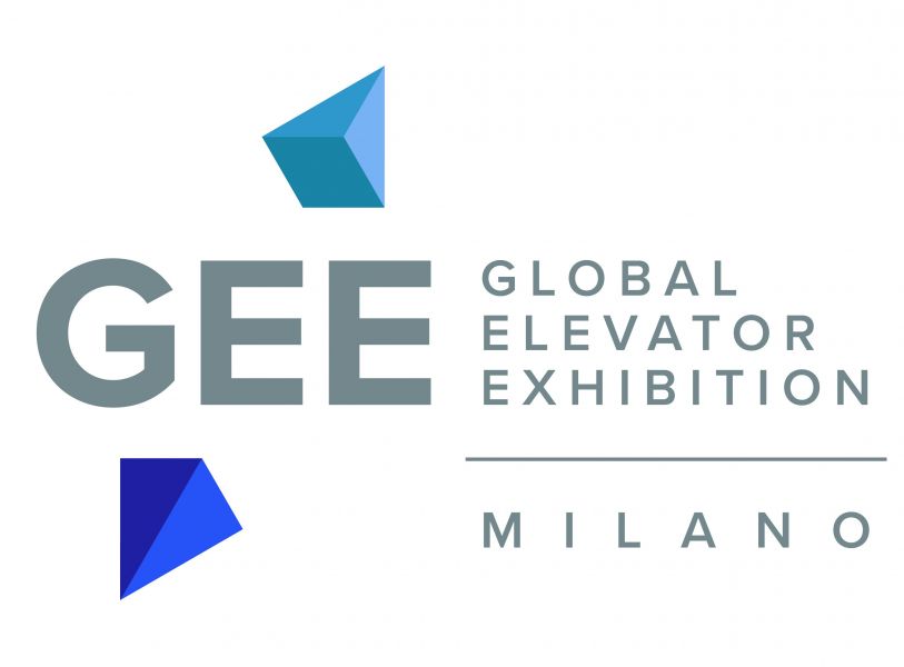 Logotipo de GEE (Global Elevator Exhibition)